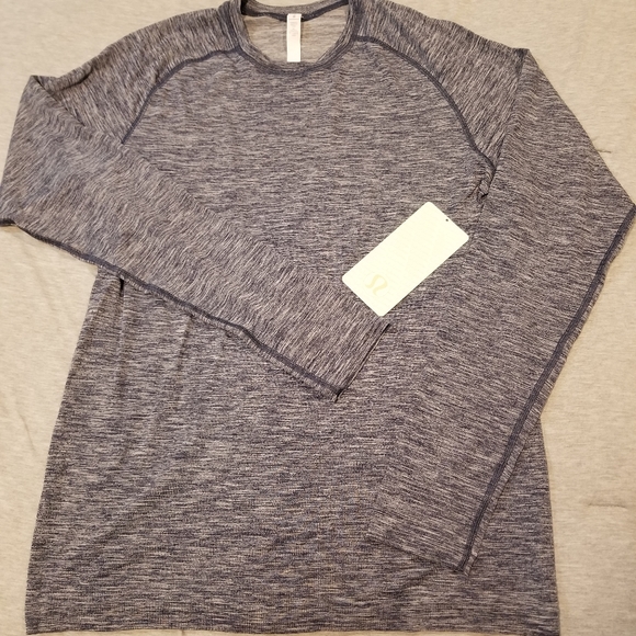 lululemon athletica Other - Medium Heathered Blue Long Sleeve Lululemon